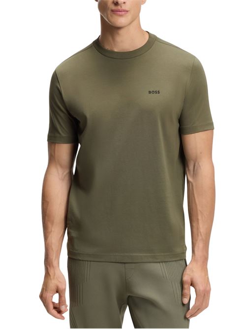 T-shirt in cotone stretch Boss Green | 50506373257